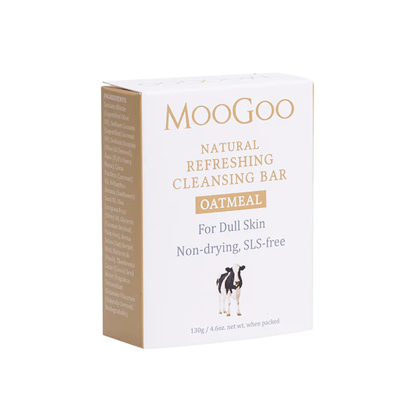 Moogoo Refreshing Cleansing Bar 130g - Oatmeal