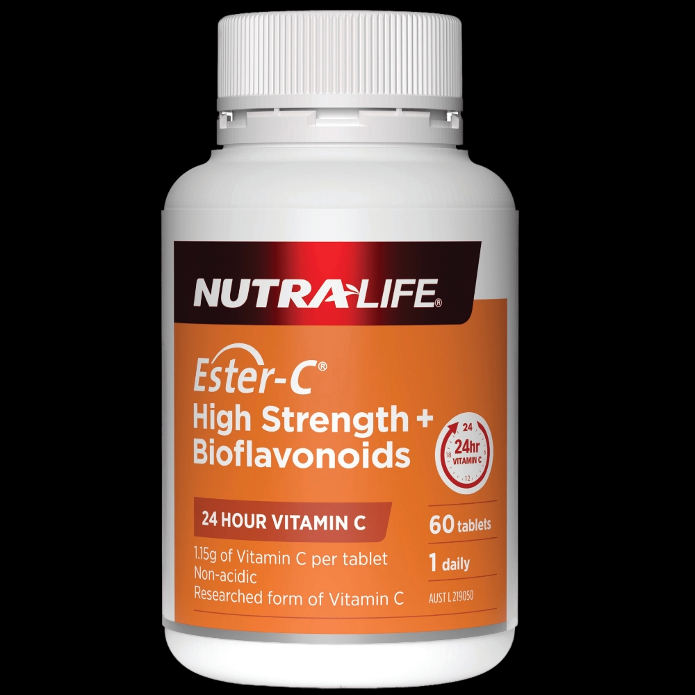 Nutra-Life Ester-C High Strength + Bioflavonoids 60s