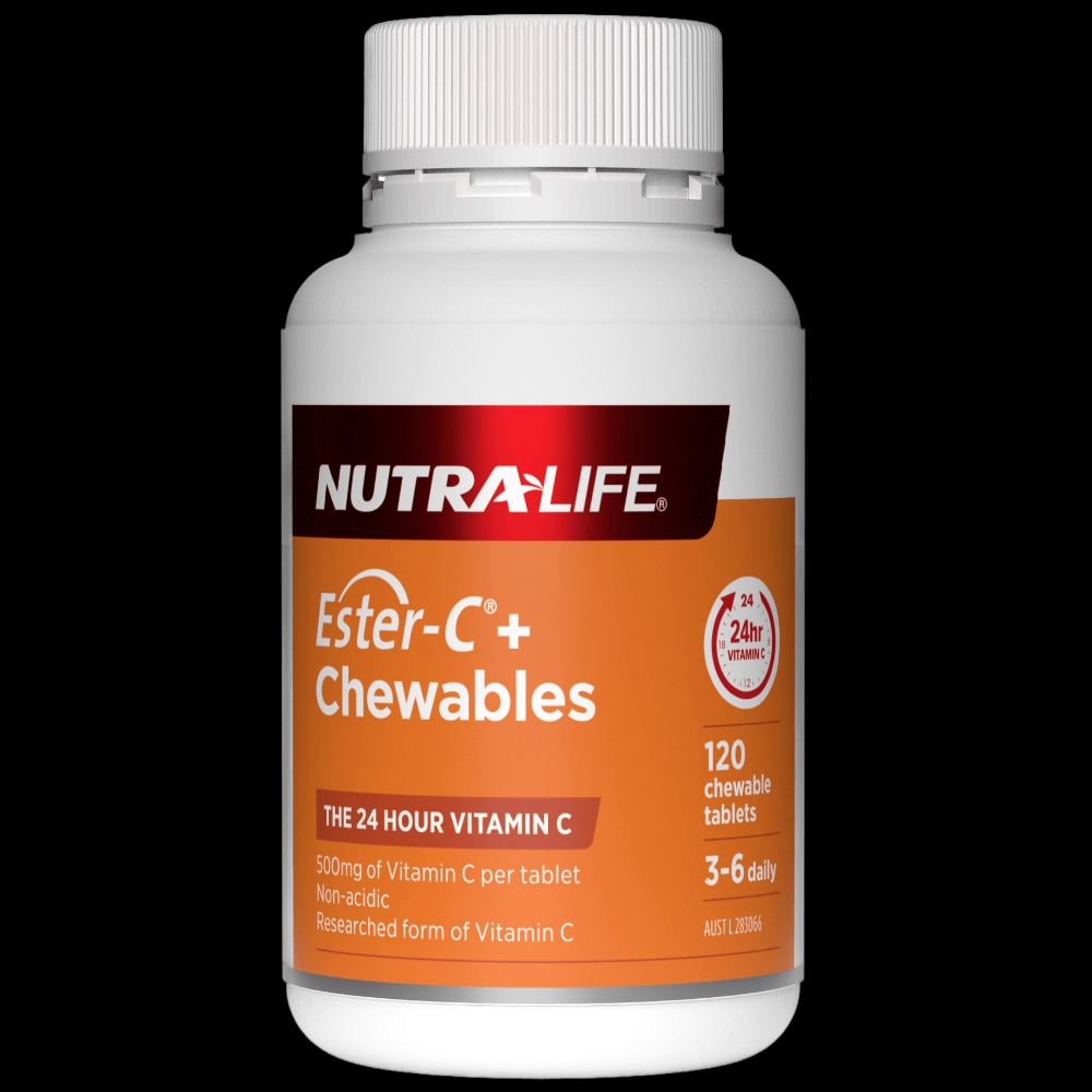 Nutra-Life Ester-C+Chewables 120s