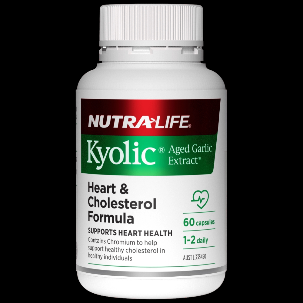 Natura-Life Kyolic Aged Garlic Extract Heart & Cholesterol Formula 60s