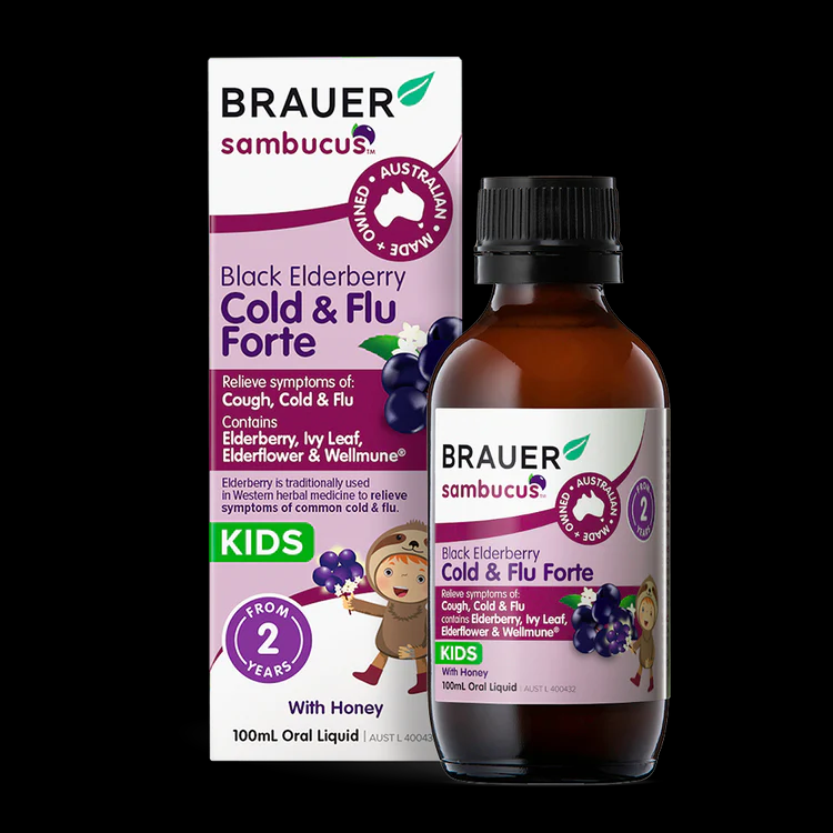 Brauer Sambucus Cold & Flu Forte Kids 100ml