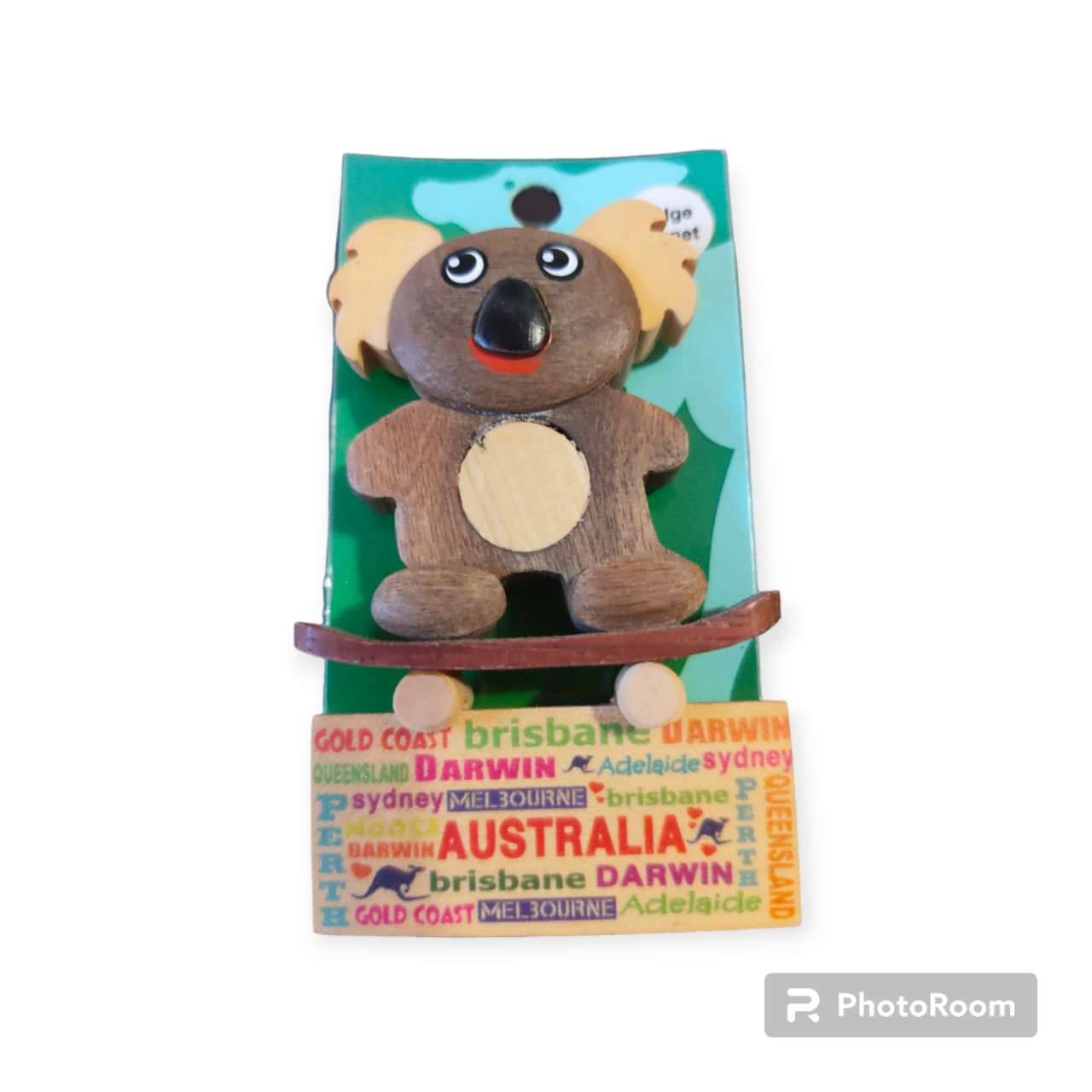 Australian Souvenir Koala Wooden Magnet