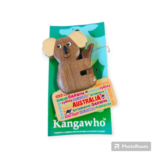 Australian Souvenir Koala Wooden Magnet