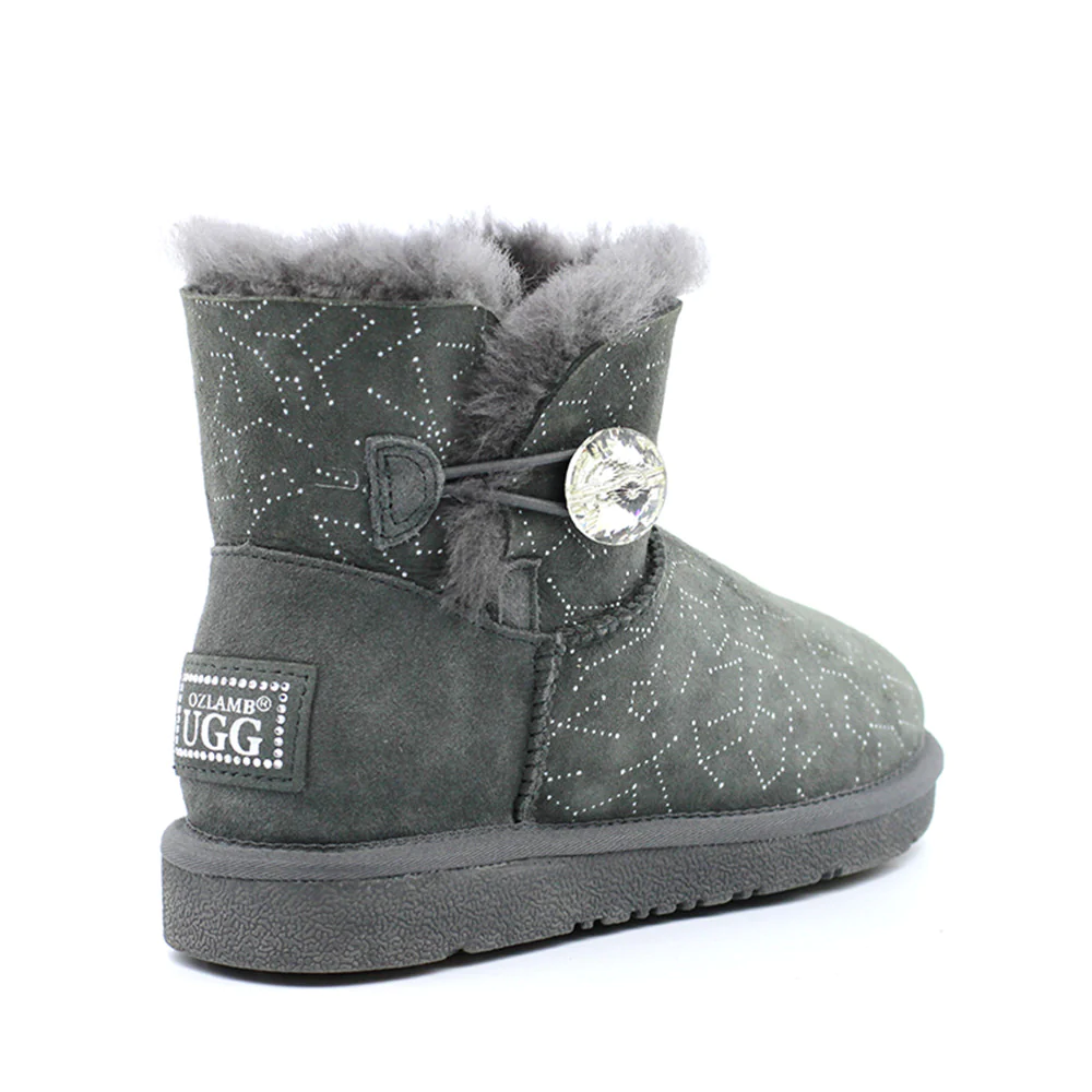 Ozlamb Ugg STAR SHORT UGG BOOT - GERY