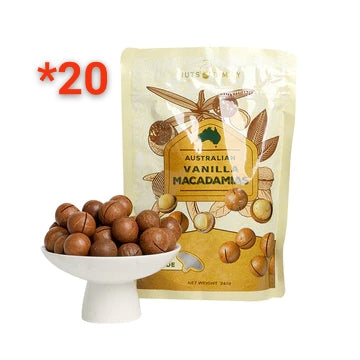 Nuts Family Australian Vanilla Macadamias 240g *20