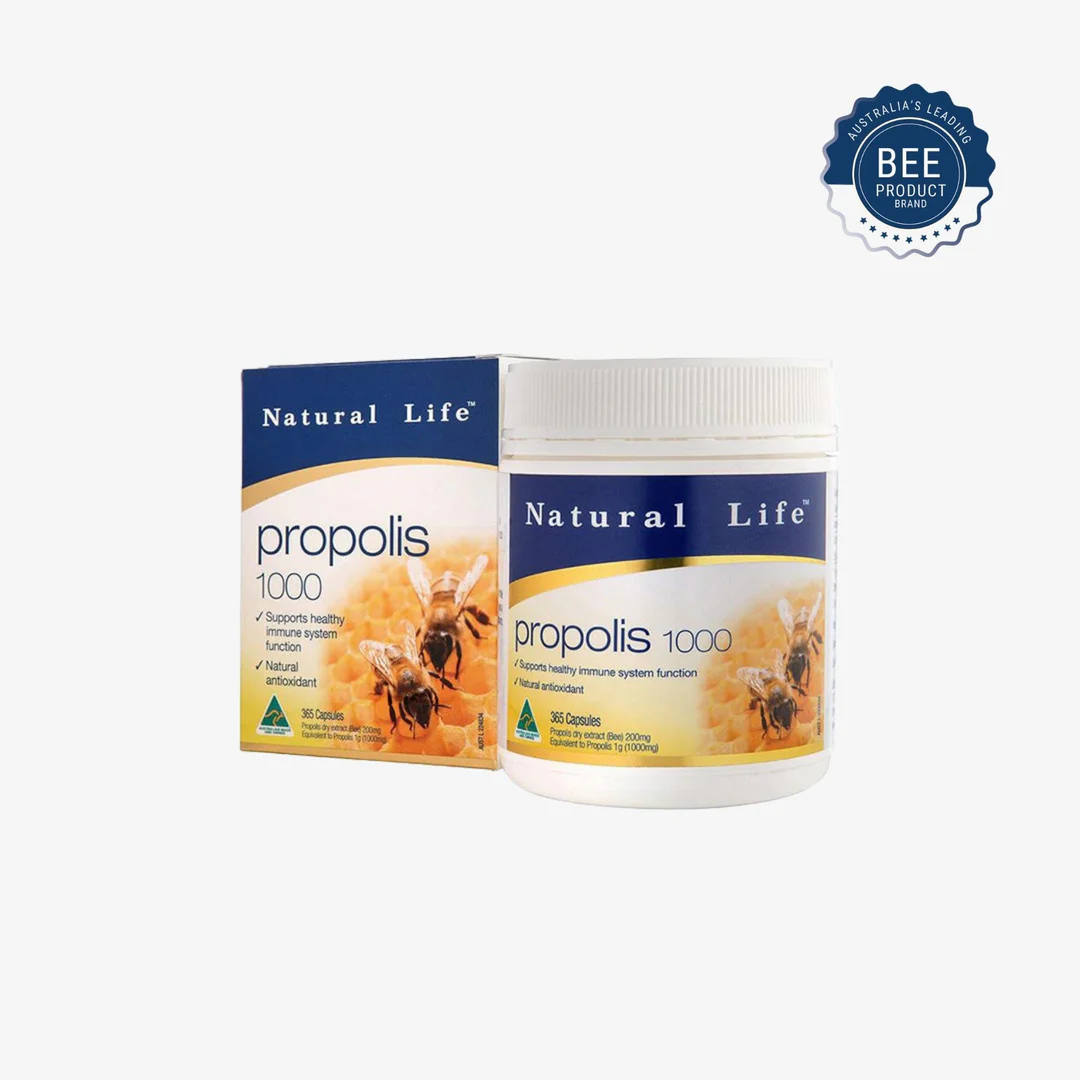 Natural Life Propolis 1000mg 365 capsules