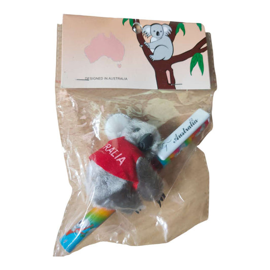 Australian Souvenir Pen with Soft Toy