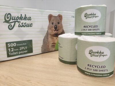 2PLY ROLL QUOKKA TOILET PAPER ROLLS *4