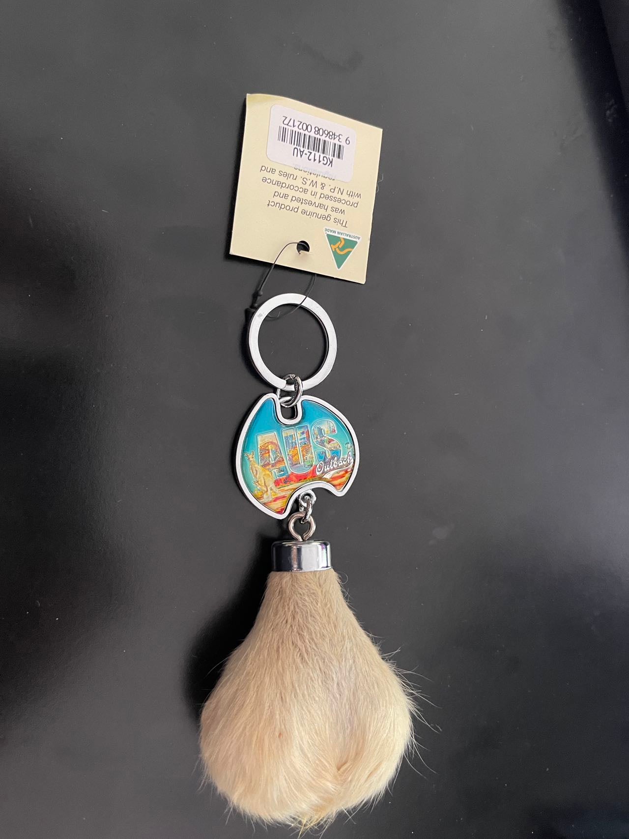 Kangaroo Scrotum keyring