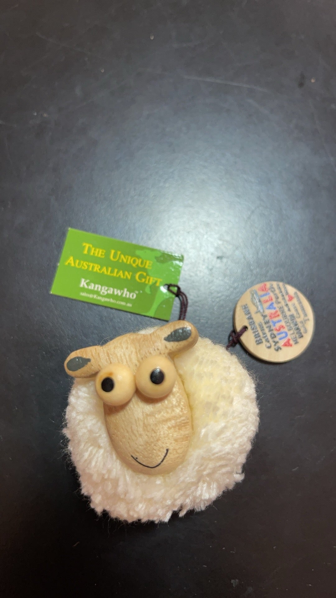 Australian Souvenir Magnet Pom Pom Sheep