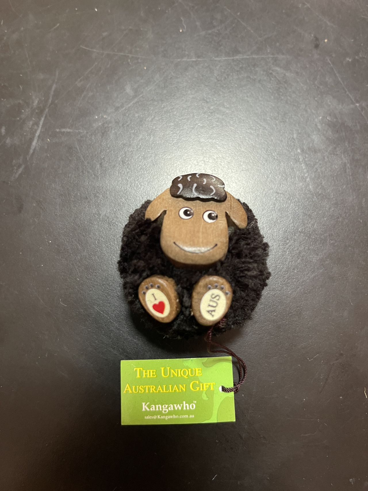 Australian Souvenir Magnet Pom Pom Sheep