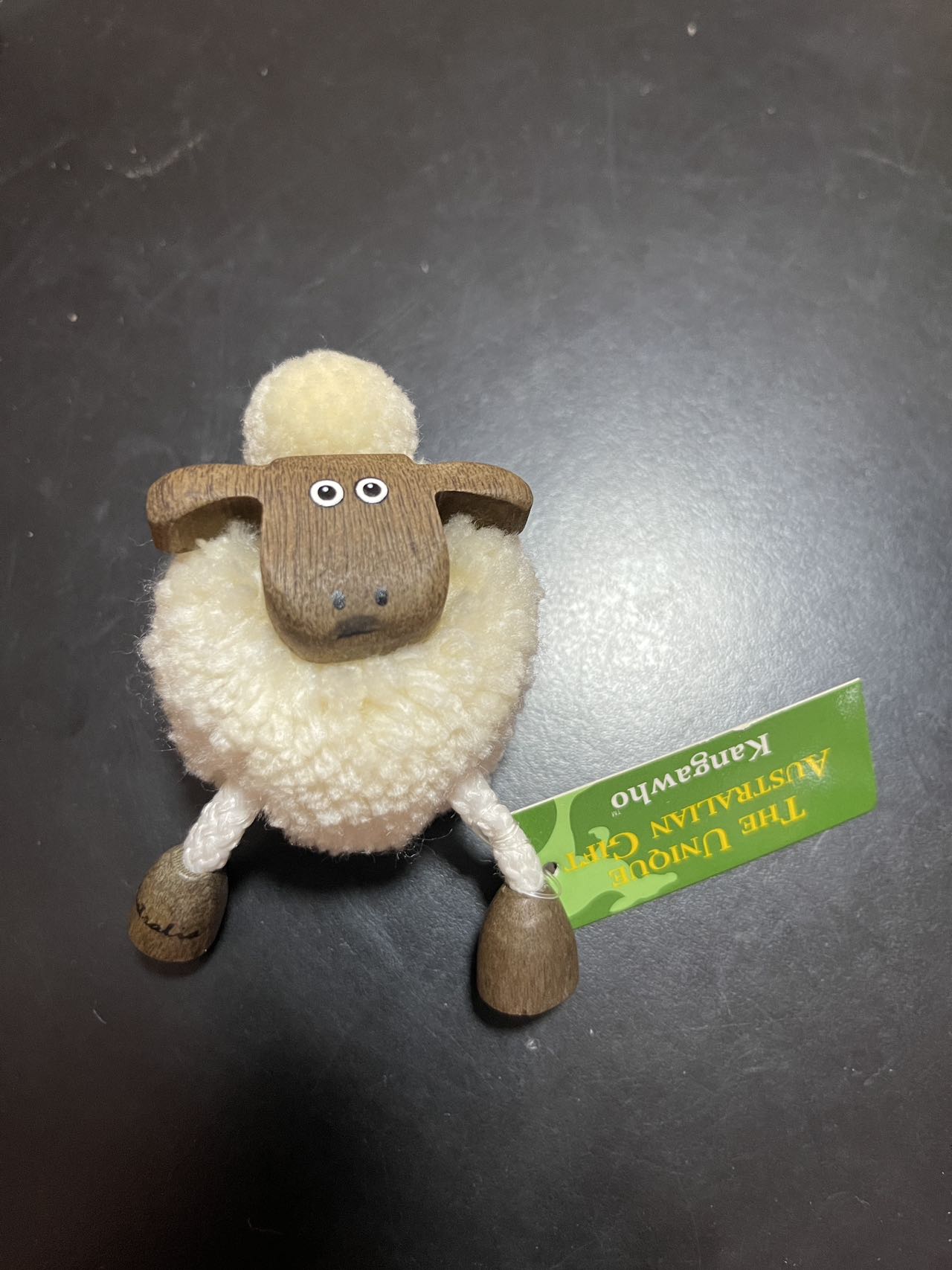 Australian Souvenir Magnet Pom Pom Sheep