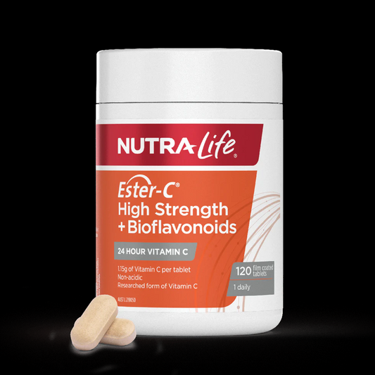 Nutra-Life Ester-C High Strength + Bioflavonoids 120Tablets