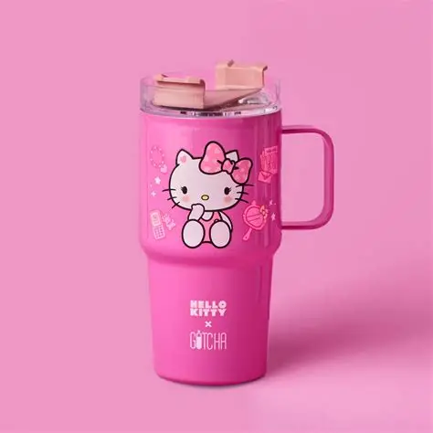 Hello Kitty 50th Anniversary Stainless Steel Tumbler Hello Kitty 600ml