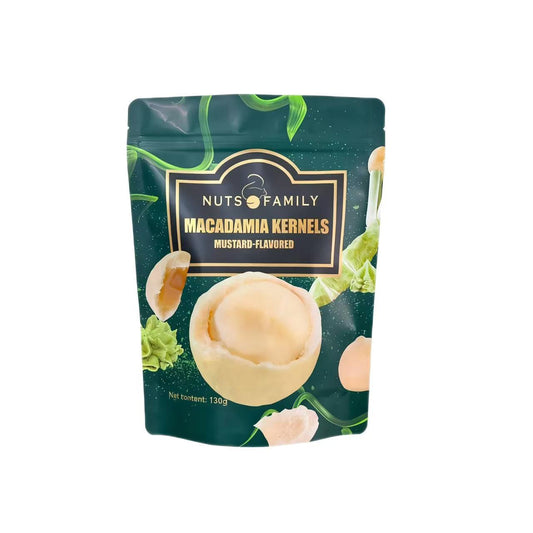 Nuts Family Macadamia Kernels Mustard-Flavored