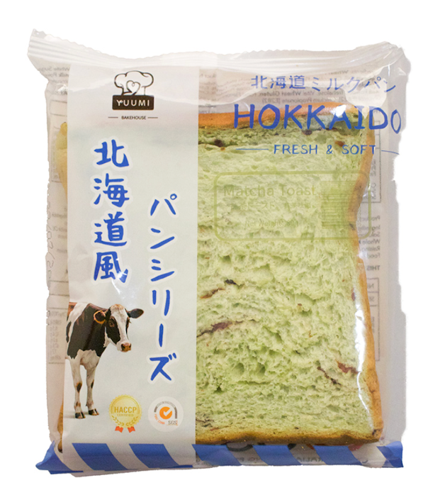 Yuumi Bakehouse Hokkaido Matcha Red Bean Toast