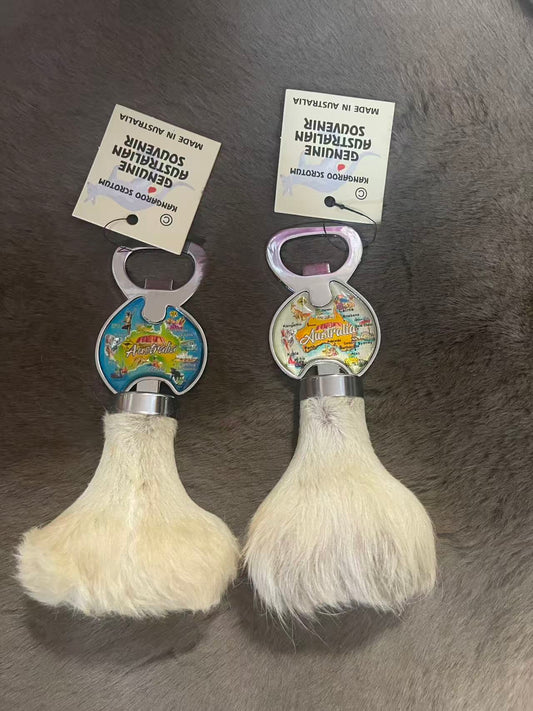 KANGAROO SCROTUM  BOTTLE OPENERS (Double Side)