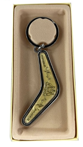 Australian Souvenir Boxed Key Chain Boomerang