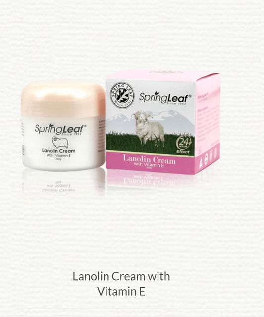 Spring Leaf Lanolin Cream with Vitamin E 100g