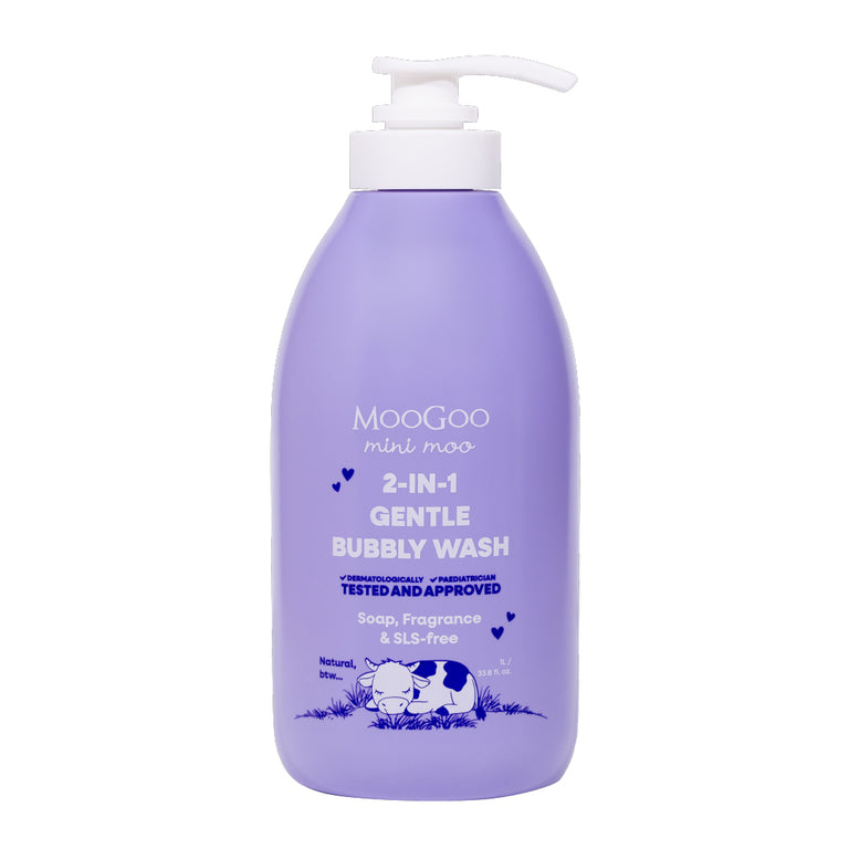 Moogoo 2-in-1 Bubbly Wash 1L (New Look)