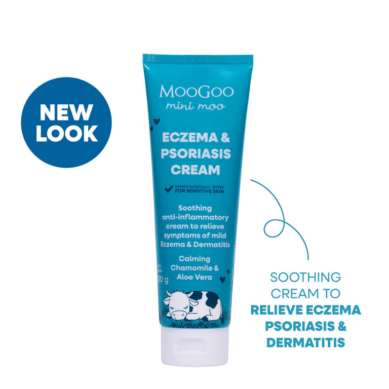 Moogoo Baby Eczema & Psoriasis Cream 120g (New Look)