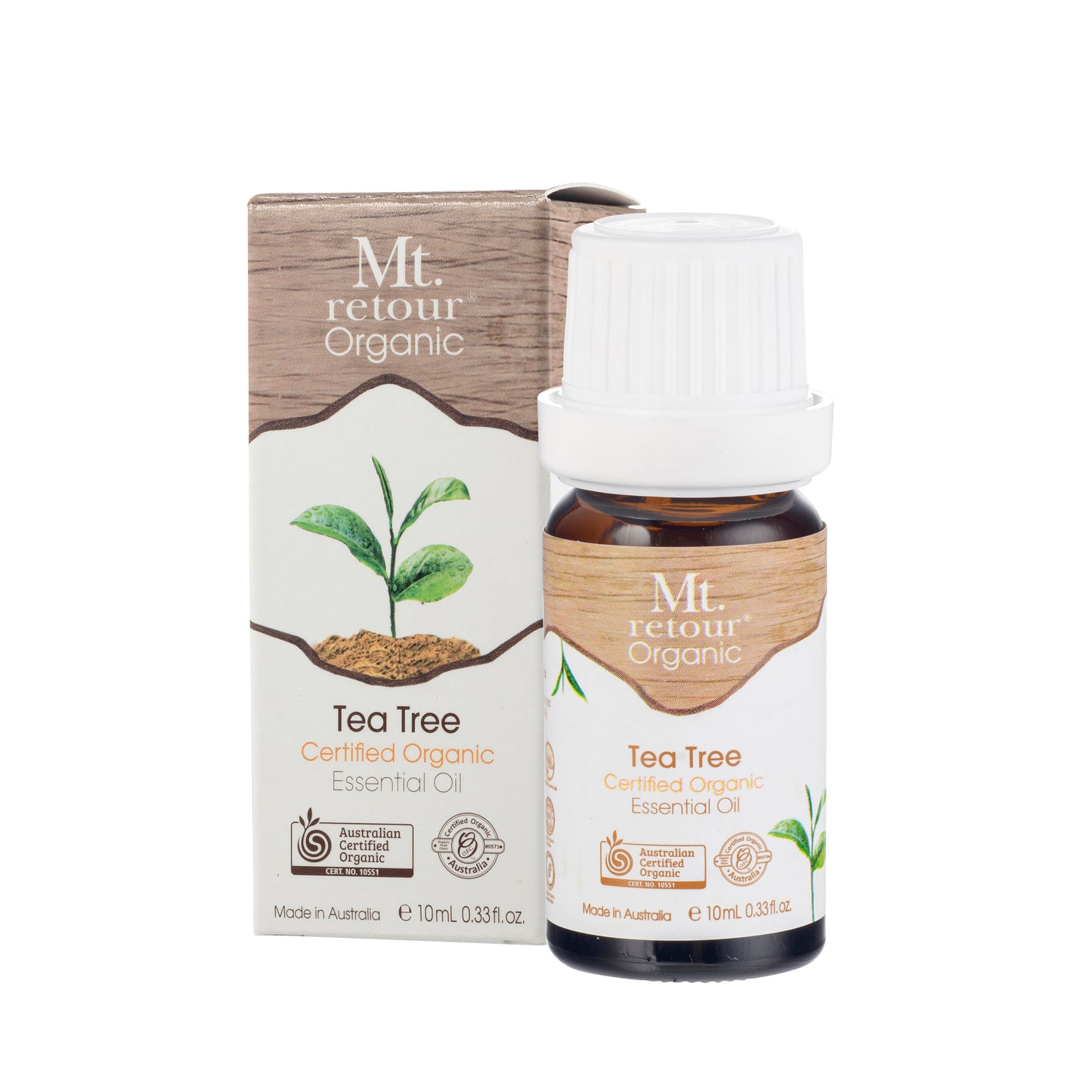 Mt. Retour Tea Tree Certified Organic Essential Oil (MR08) 10mL 茶樹