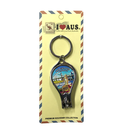 Australian Souvenir Carded Nail Clipper Key Chain