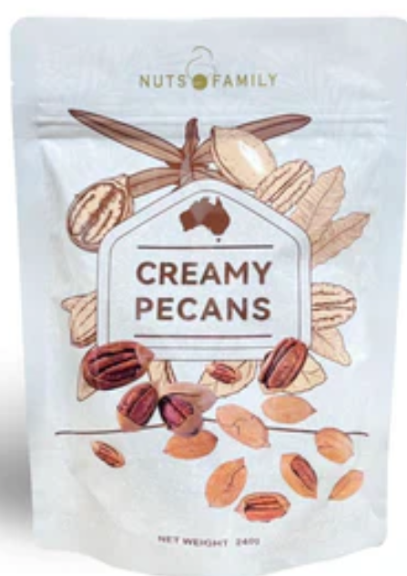 Nuts Family Creamy Pecans 240g