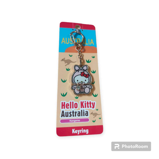 Australian Hello Kitty Kangaroo key Ring