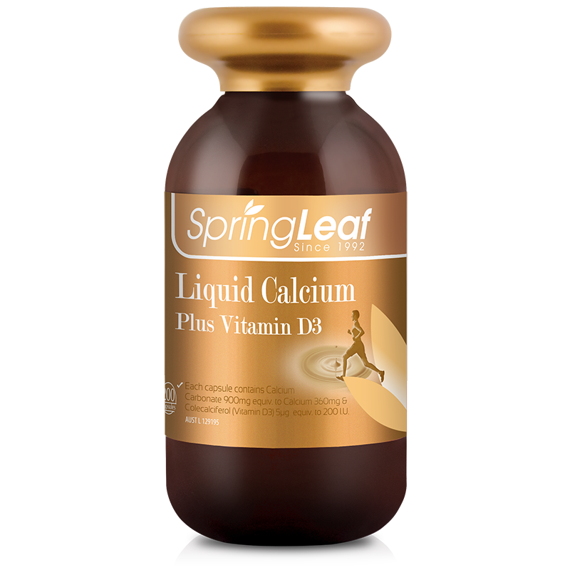 Spring Leaf Premium Liquid Calcium Plus Vitamin D3