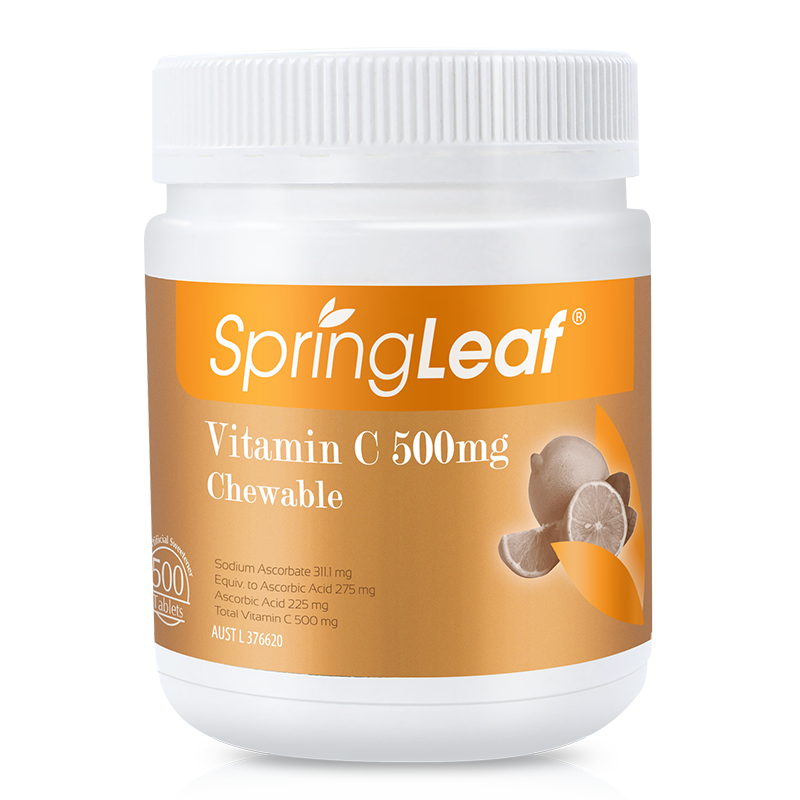 Spring Leaf Premium Vitamin C 500mg Chewable