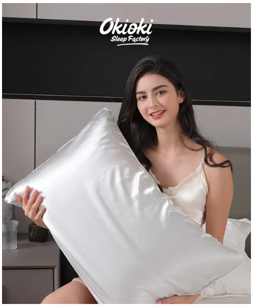 Okioki Hyaluronic Acid Infused Beauty Pillow Case