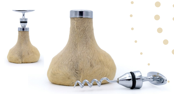 KANGAROO SCROTUM  BOTTLE OPENERS