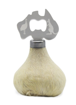 KANGAROO SCROTUM  BOTTLE OPENERS