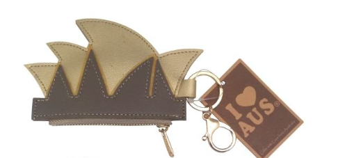 Australian Souvenir Opera House shape coin bag