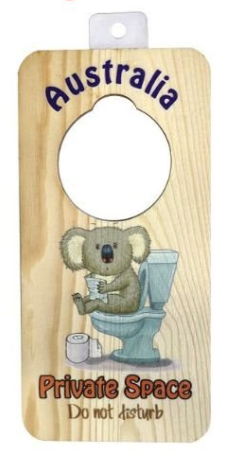 Australian Souvenir Wooden door hanger