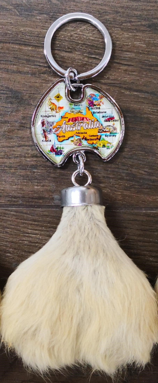 Kangaroo Scrotum keyring