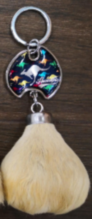 Kangaroo Scrotum keyring