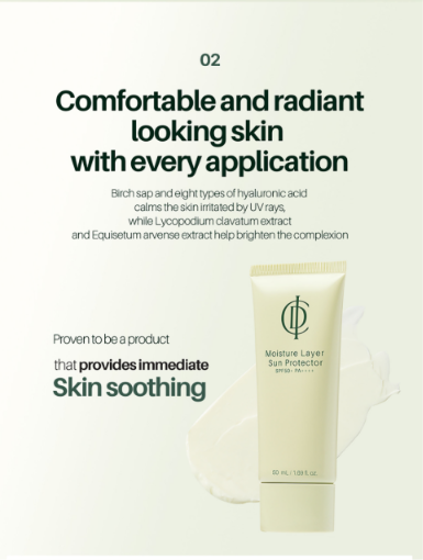 ICD Moisture Layer Sun Protector SPF50+ Pa++++