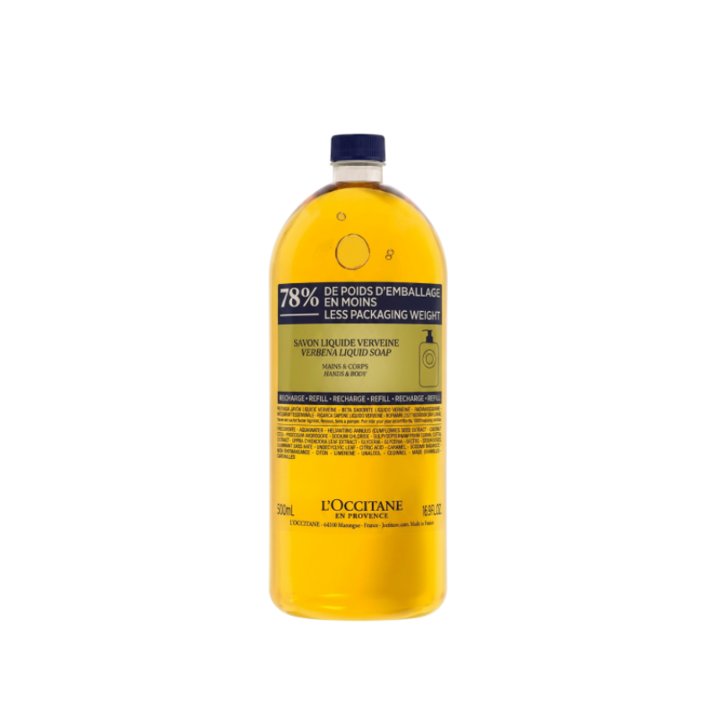 L'occitane Verbena Liquid Soap Refill 500ml