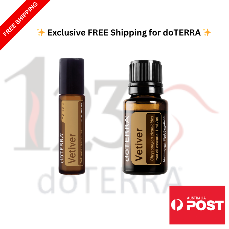 doTERRA Vetiver Essential Oils + Vetiver Touch ✨ Exclusive FREE Shipping ✨