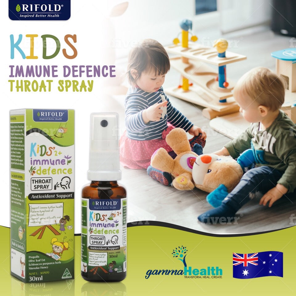 Rifold kid's Immune Defence Throat Spray 30ml