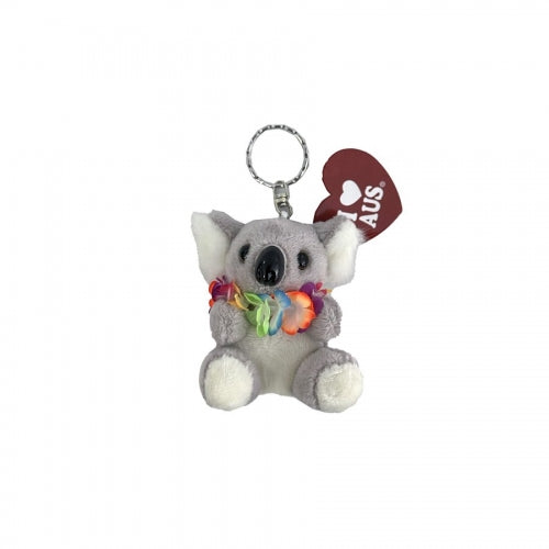 Australian Souvenir Koala with leis Key Ring