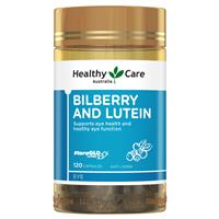 Healthy Care Bilberry & Lutein 120 Capsules