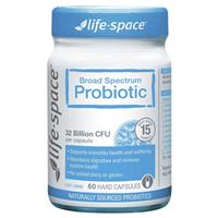 Life Space Broad Spectrum Probiotic 60 Capsules 成人益生菌