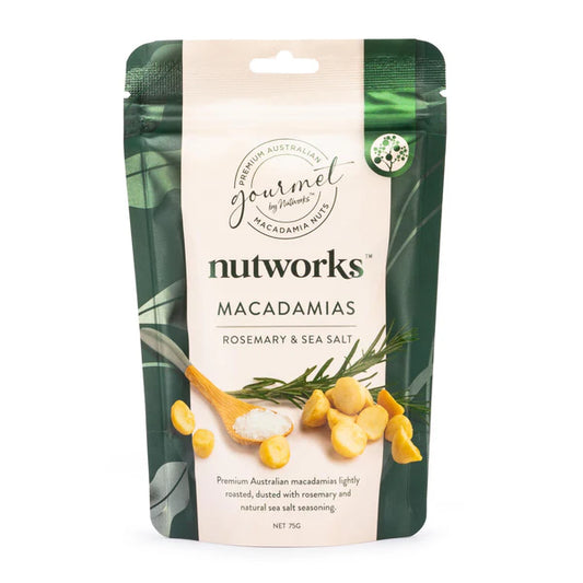 Nut Works Rosemary & Sea Salt Macadamias 200g