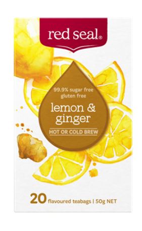 Red Seal Lemon & Ginger Fruit Tea 20's