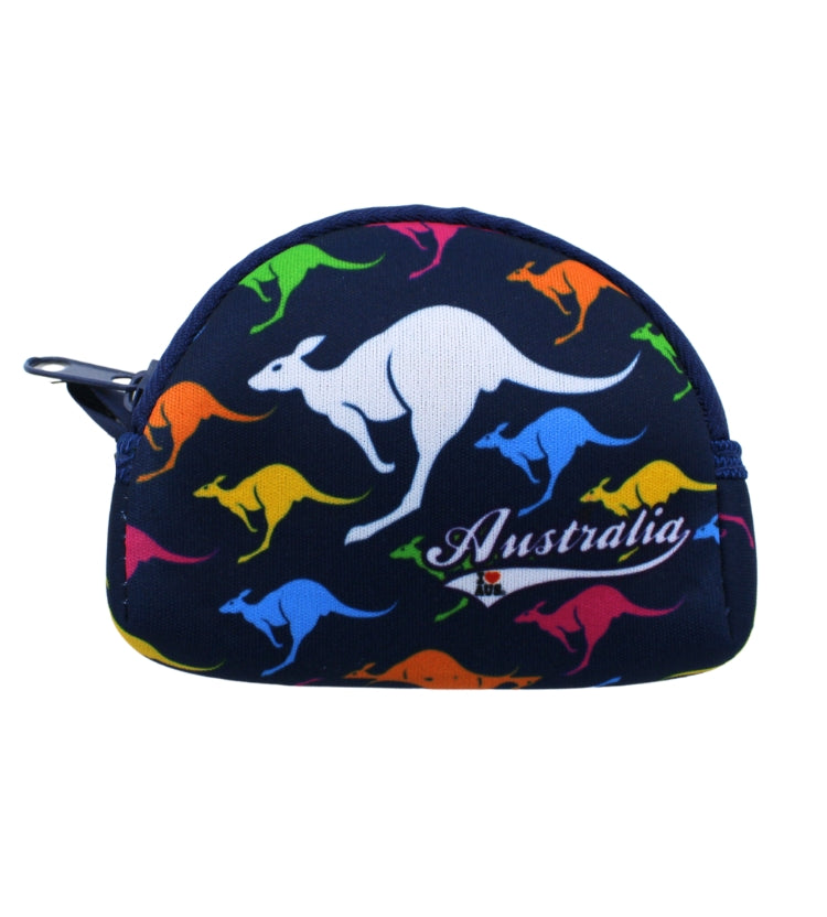 Australian Souvenir Multi Kangaroo Coin Bag