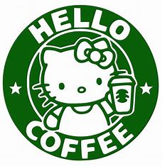 Starbucks & Hello Kitty Cold Cup Kitty With Coffee Beans and Red Ribbon Straw