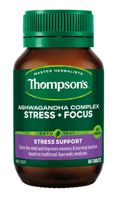 Thompson's Ashwagandha Complex Stress + Focus 60 Tablets